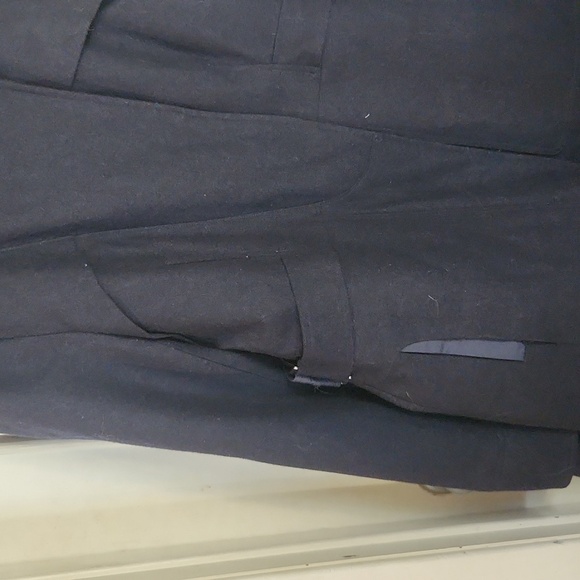 Dark Navy wool winter coat size large - Picture 10 of 10